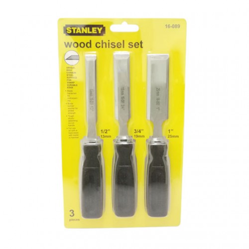 Stanley 3 best sale piece chisel set
